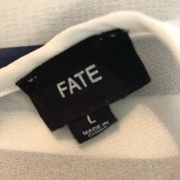 FATE sheer sleeveless blouse. Stitch fix top - Picture 4 of 4